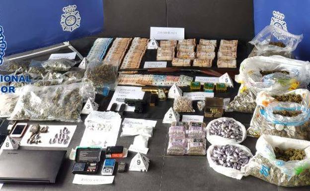 La Policía Nacional desarticula un grupo criminal vinculado con Salamanca dedicado al cultivo y venta de droga