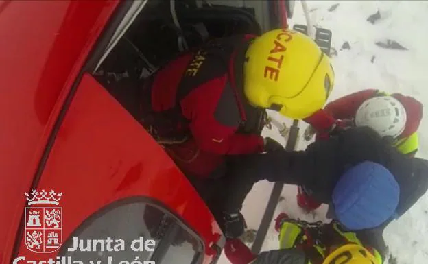 Rescatado un montañero herido en el Pico San Millán, en Burgos