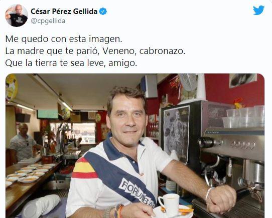 El escritor Pérez Gellida recuerda en su Twitter al hostelero del bar Fórum de Valladolid fallecido