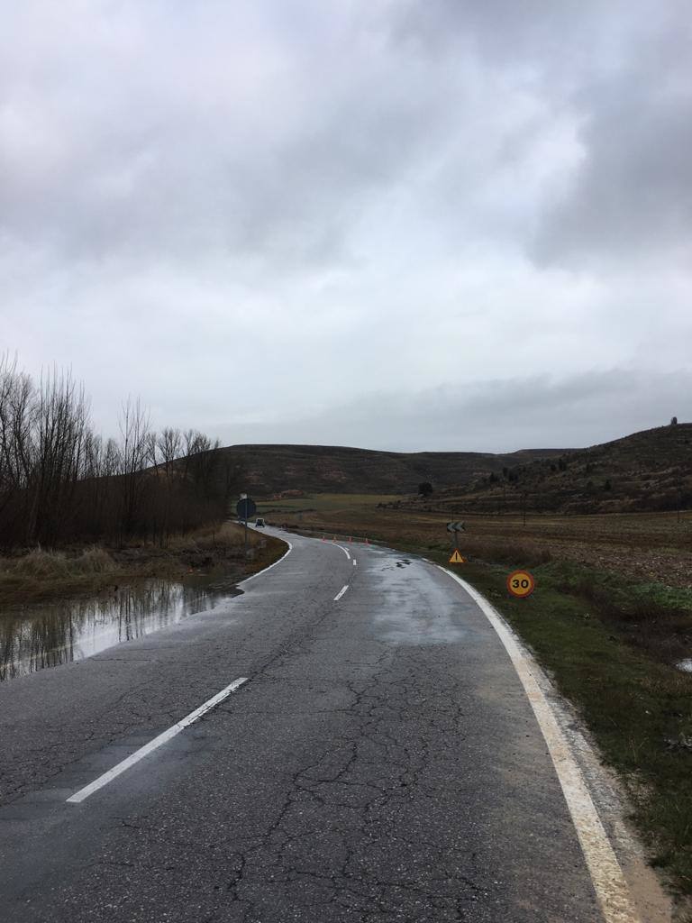 La Diputación reabre las carreteras que permanecían cortadas por las inundaciones