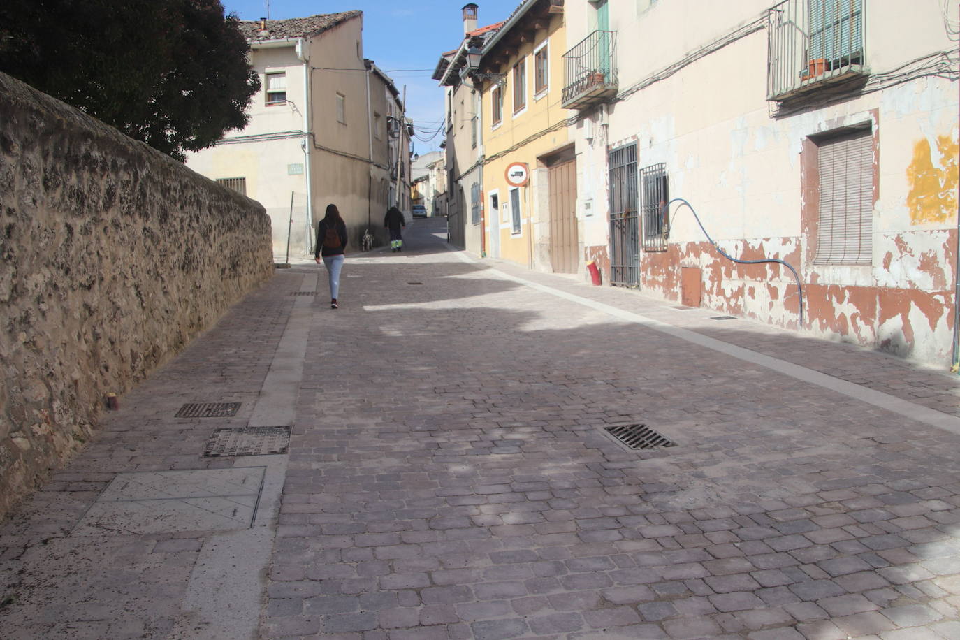 La plaza y travesía de la Cruz de Cuéllar se abrirán al tráfico el próximo 2 de marzo