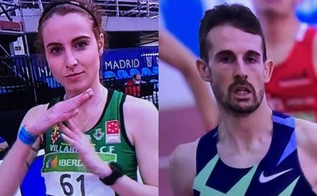 Álvaro de Arriba y Lorena Martín cumplen y se meten la final de los 800 metros del Nacional de pista cubierta