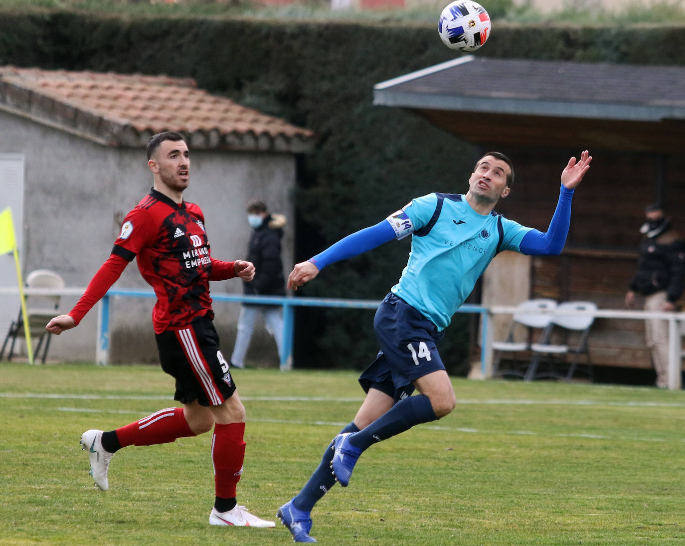 Empate entre el CD La Granja y el Mirandés B (1-1)