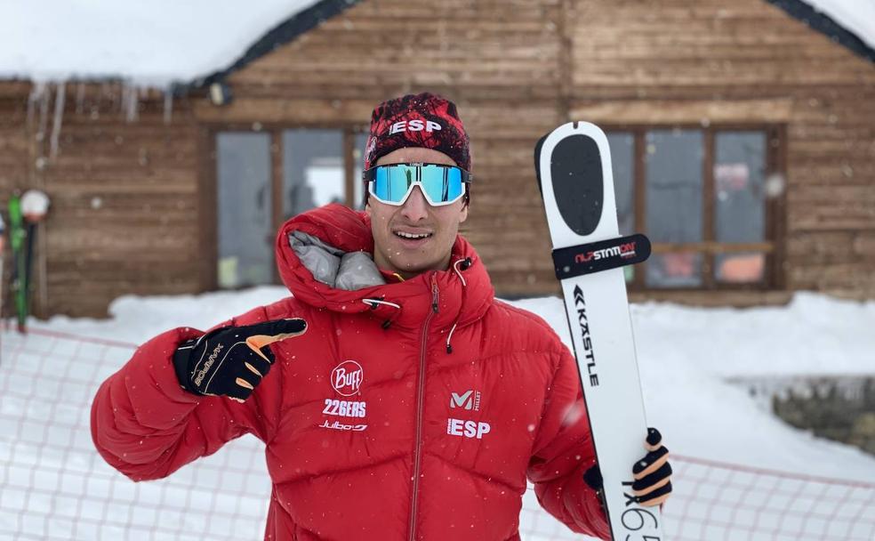El vallisoletano Javier Gurpegui se estrena en un campeonato mundial de esquí de montaña