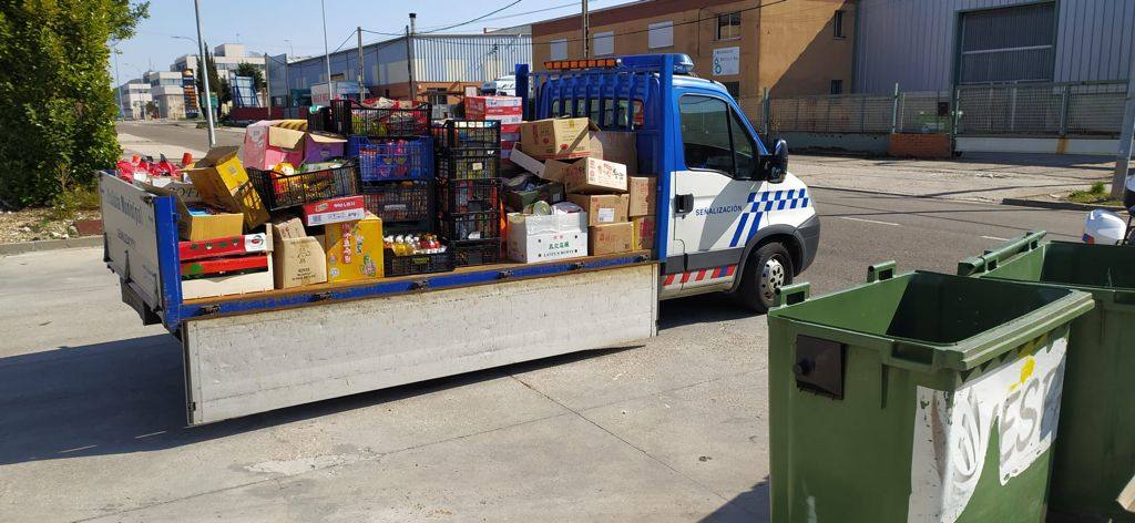 Desarticulan dos puntos de venta ambulante de alimentos sin licencia en Valladolid