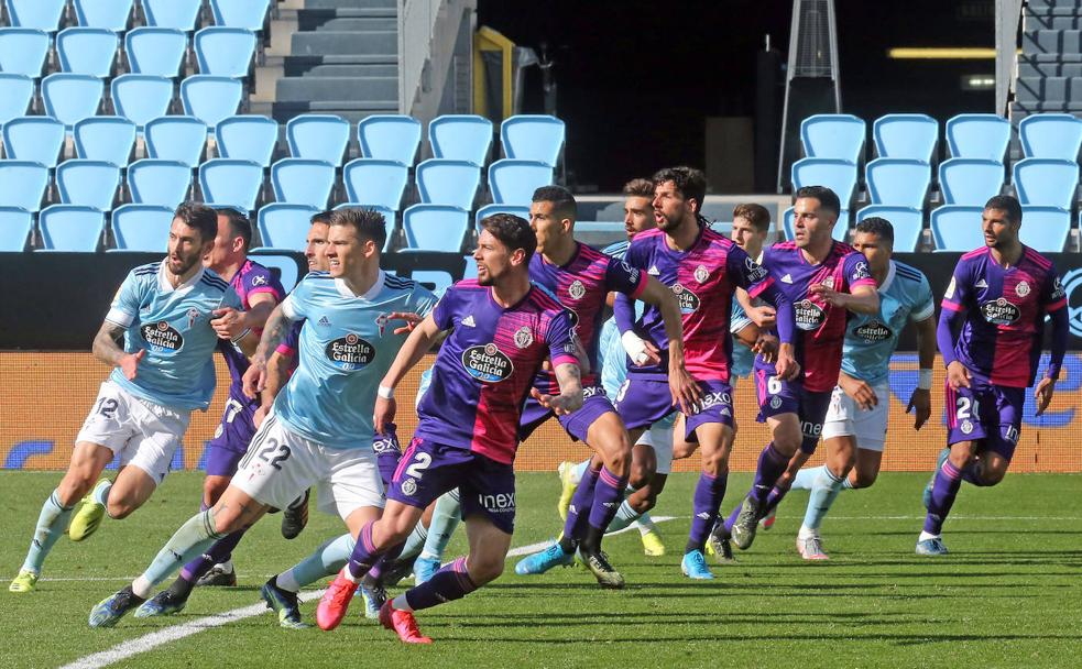 Los balones aéreos traen de cabeza al Real Valladolid