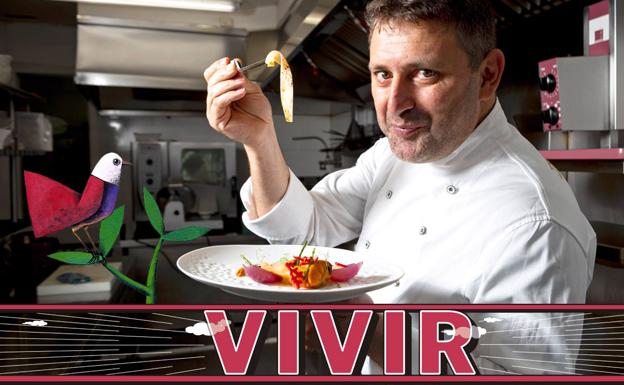 El chef Víctor Martín cocina un plato fresco que invita a la esperanza