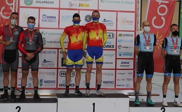 El tándem formado por Christian Venge y Noel Martín regresa de los Campeonatos de España con tres medallas