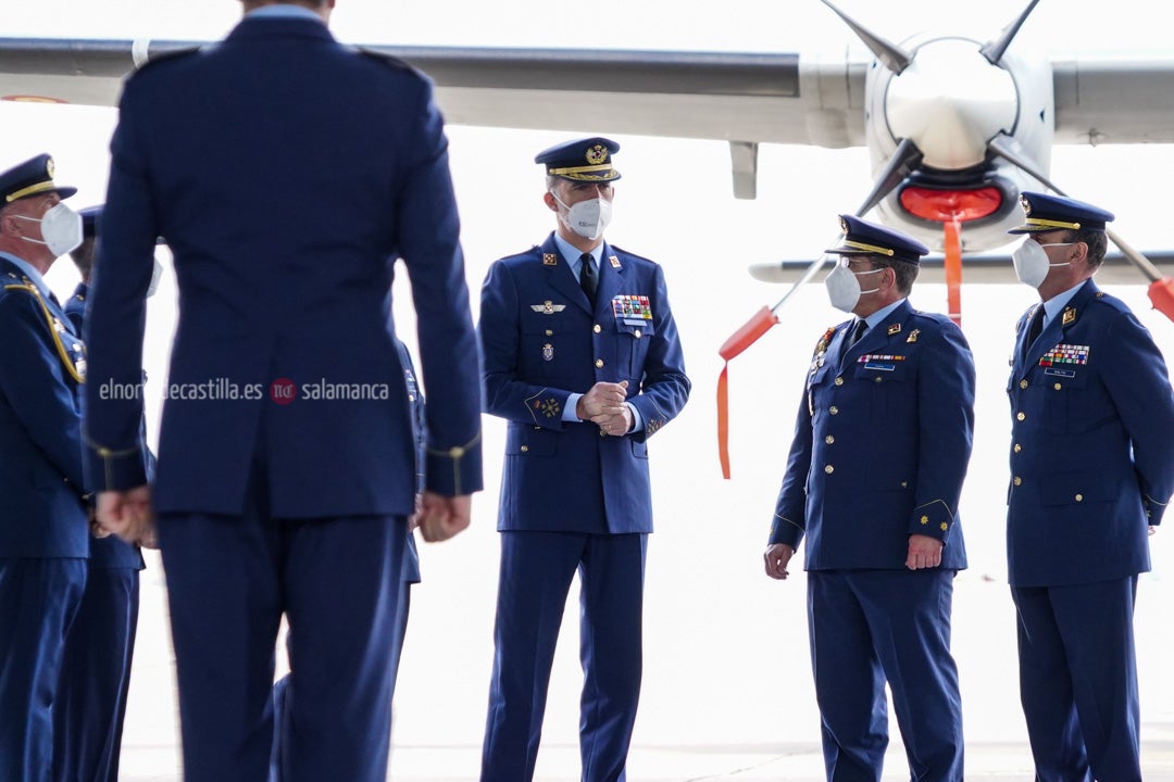 El rey Felipe VI viaja a Salamanca para visitar la base aérea de Matacán
