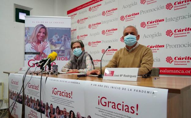 Cáritas Salamanca registró un 35% de nuevos solicitantes de sus ayudas por la crisis