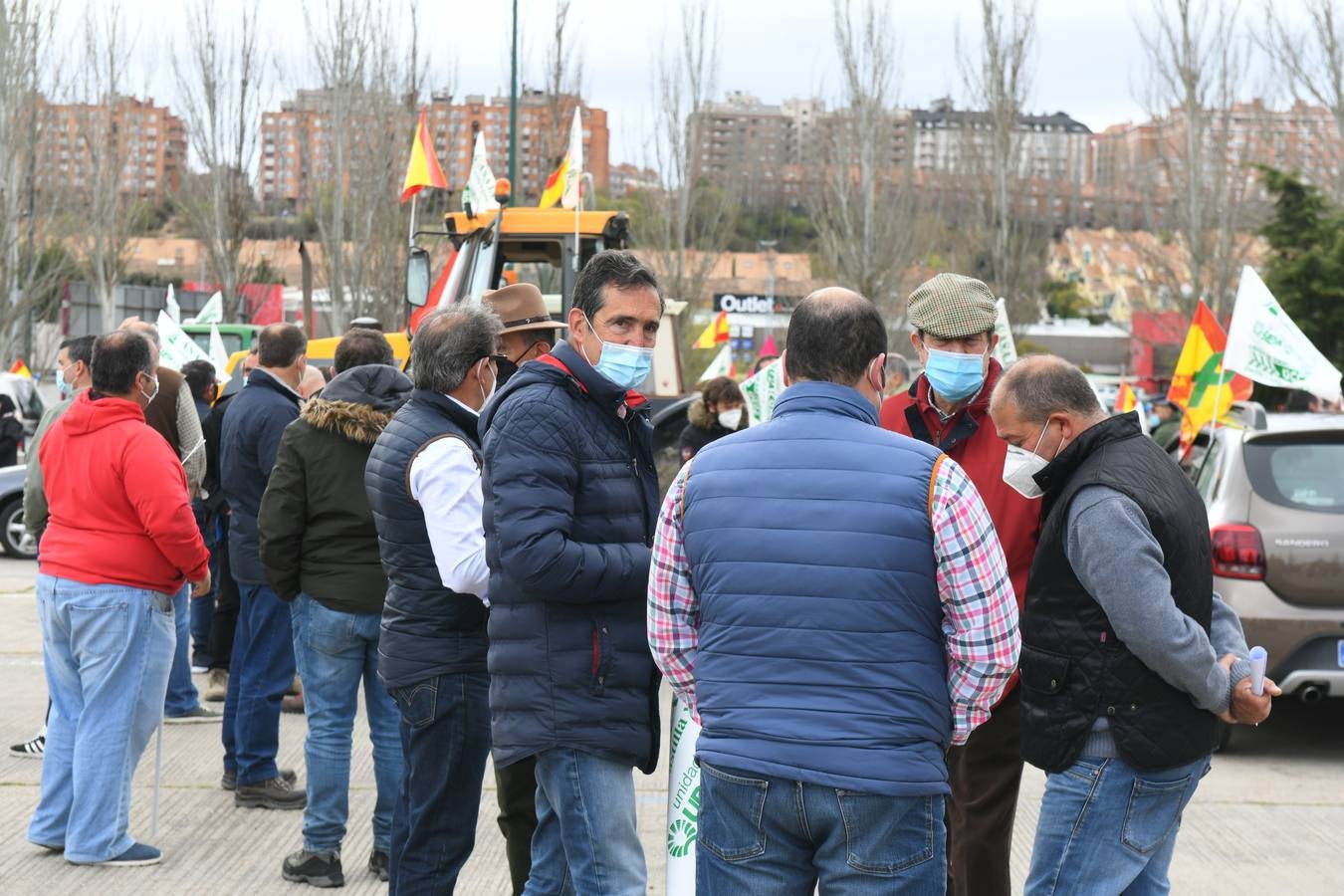 Protesta de ganaderos en Valladolid en contra de la sobreprotección del lobo