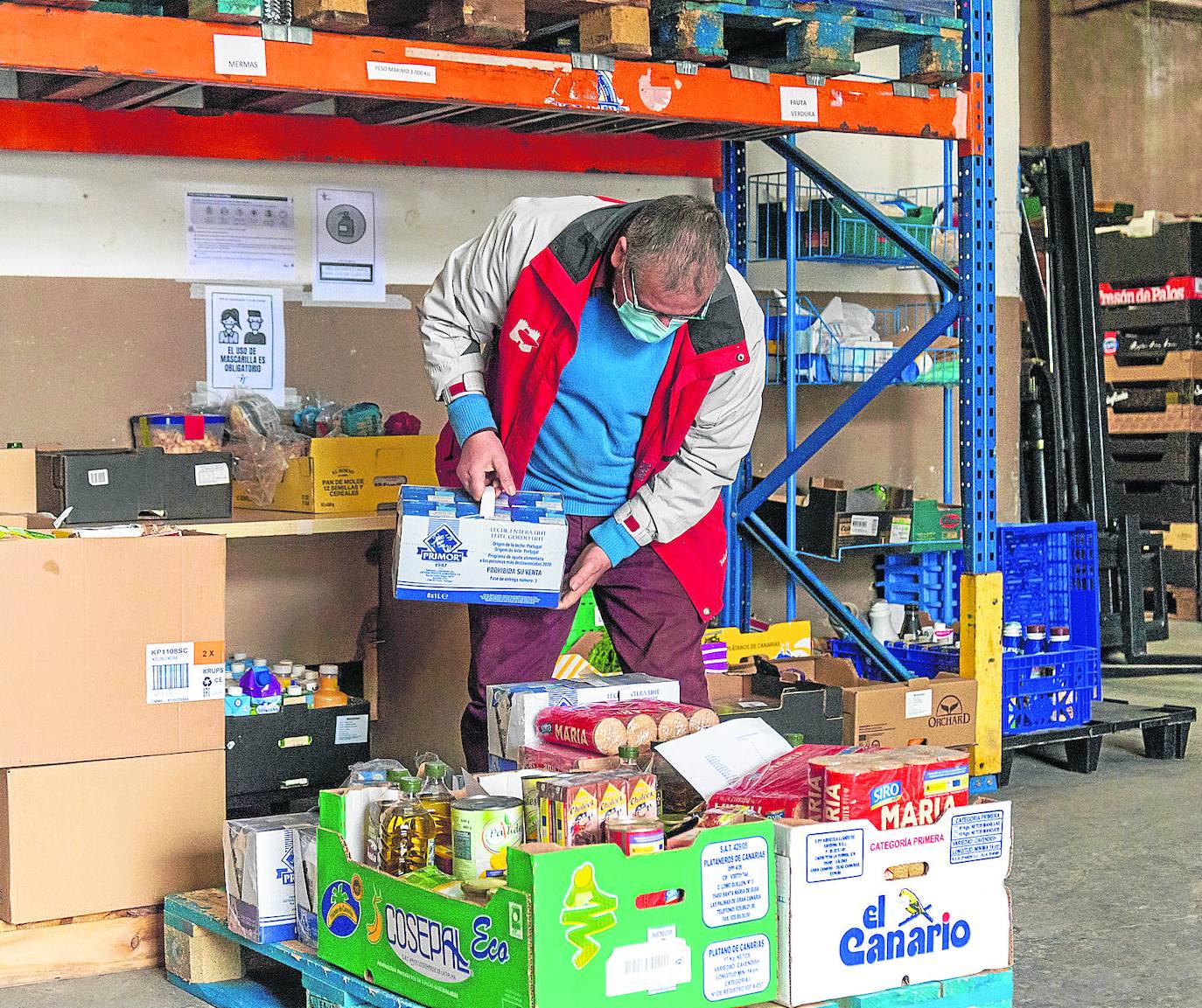 La demanda de alimentos y productos básicos en Palencia se dispara más del 40% en un año