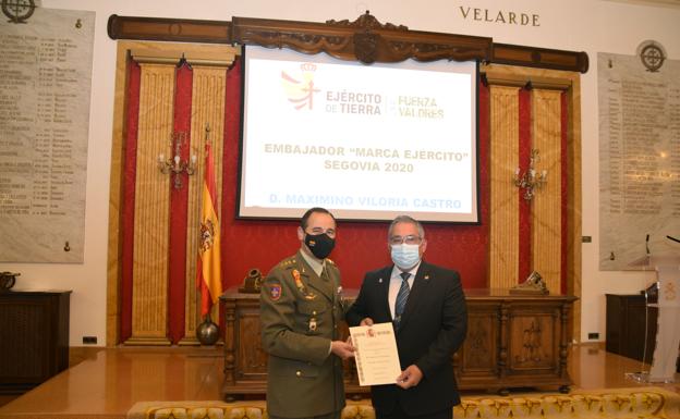 El presidente de Apadefim, embajador 'Marca del Ejército'