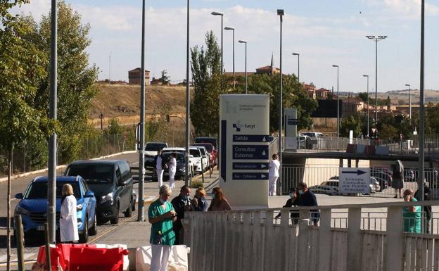 El Hospital de Segovia sufre el mayor aumento de nuevos ingresos por covid en 39 días