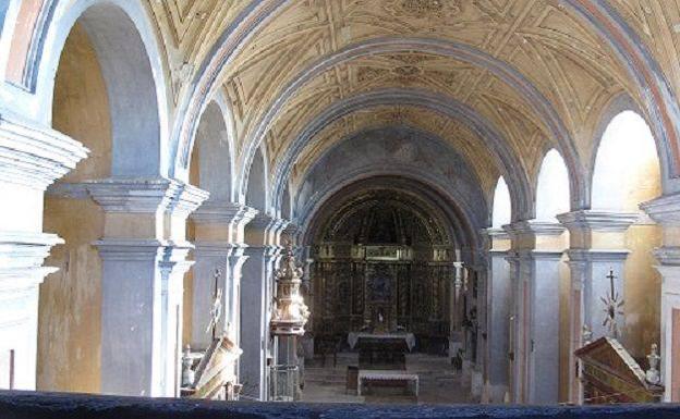 La restauración de Santa María de la Cuesta de Cuéllar saca a la luz un mural con restos constructivos