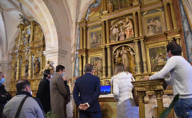 Finalizan las obras de la cubierta y las naves de la iglesia de Barrio de Santa María