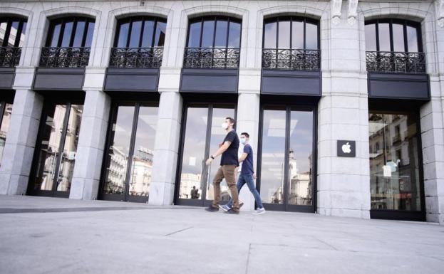 Apple cierra sus tiendas en Madrid por el coronavirus