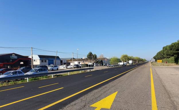Las obras en el acceso de la A-6 a Valladolid, en la ronda de Tordesillas, afectarán al tráfico