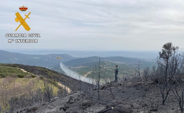 La quema de restos vegetales como causa de tres incendios en Ávila