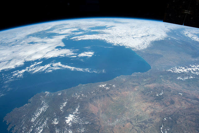 Así ven los astronautas Valladolid a 413 kilómetros de altura desde una estación espacial