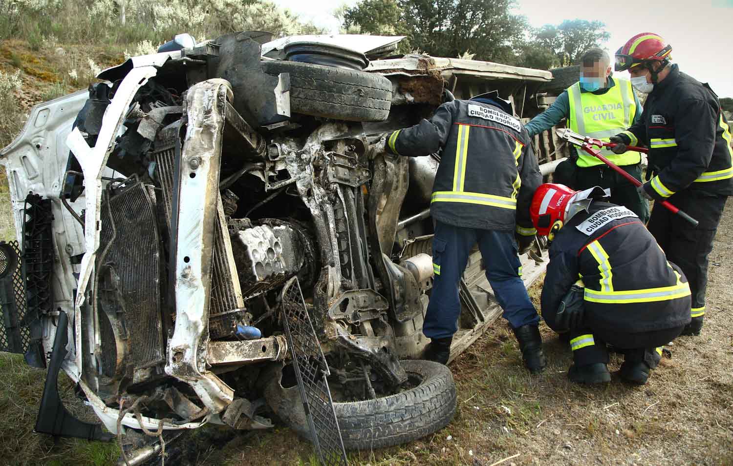 Cinco heridos en cuatro accidentes de tráfico en distintos puntos de la provincia de Salamanca