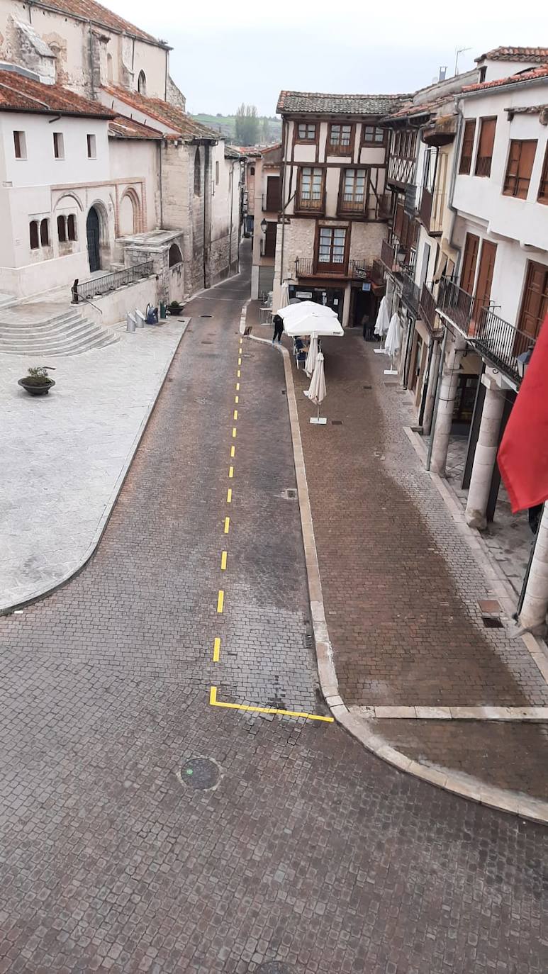 Cuéllar reserva un área de la Plaza Mayor para la zona de estacionamiento limitado