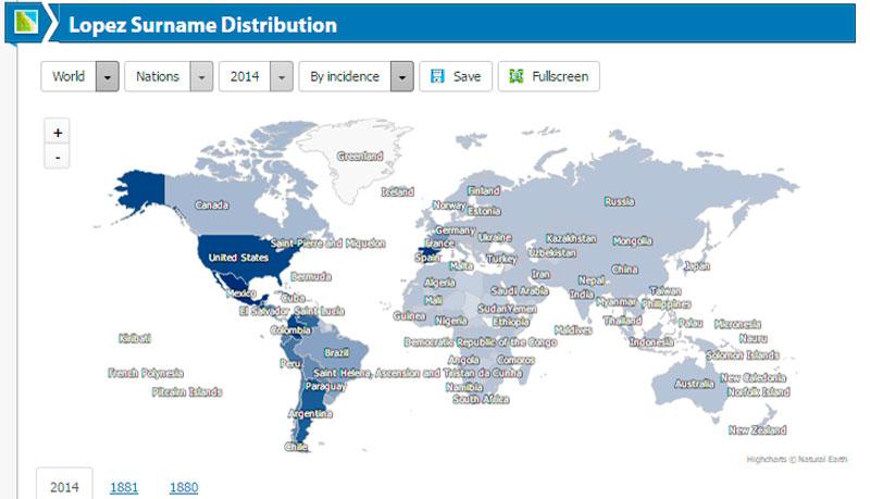 Encuentra el origen de tu apellido y con cuántas personas lo compartes