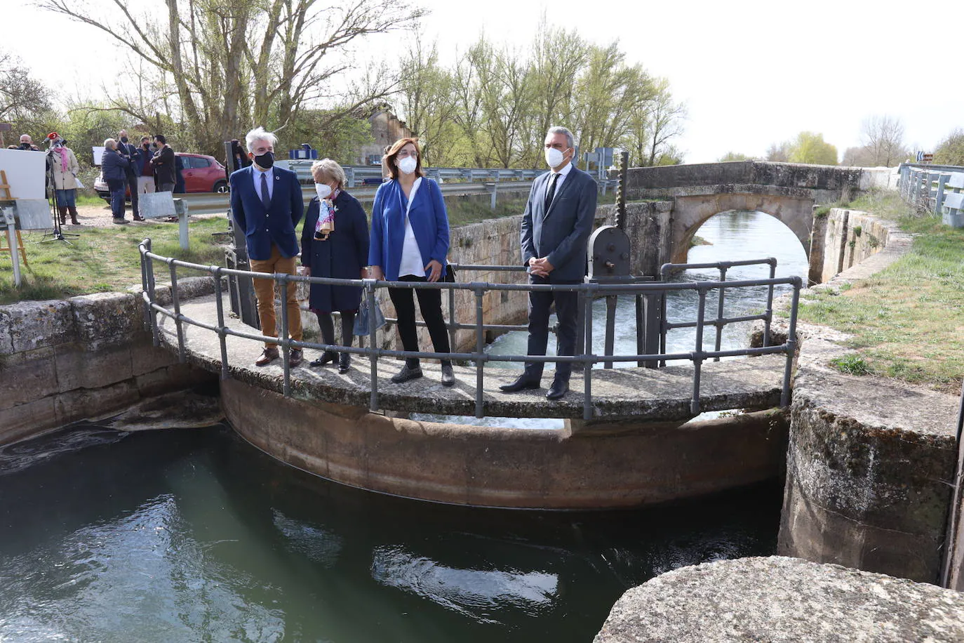 La rehabilitación de la esclusa 13 del Canal de Castilla en Naveros de Pisuerga costará 2,8 millones