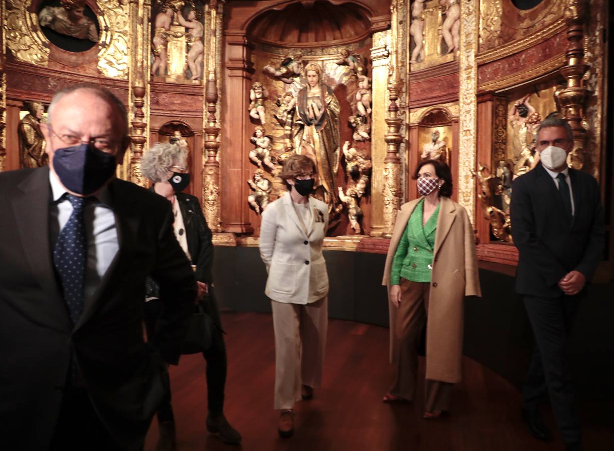 Carmen Calvo visita el Museo Nacional de Escultura de Valladolid