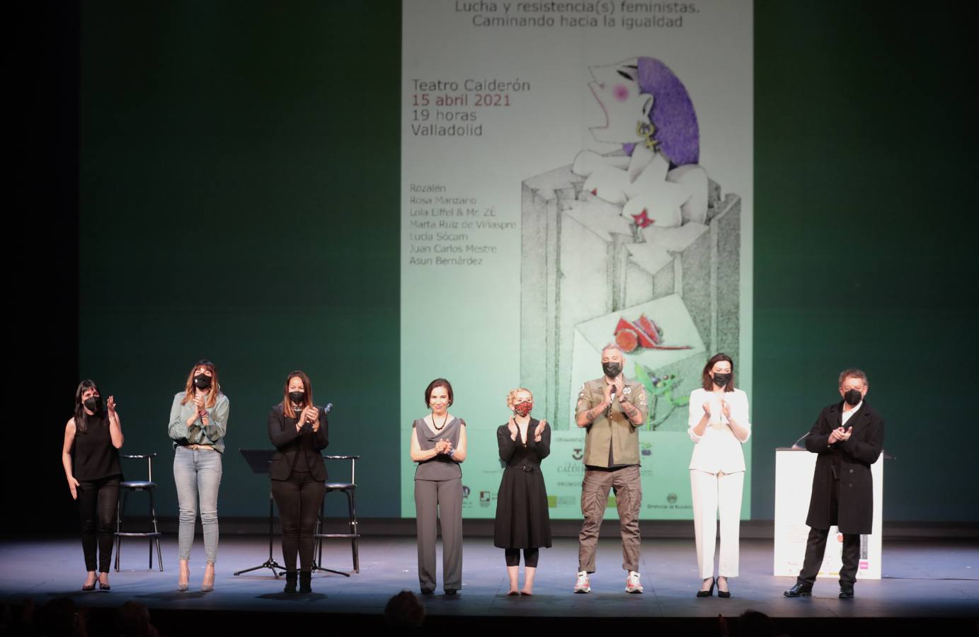 Gala homenaje de la segunda edición de 'Territorios de la Memoria' en el Teatro Calderón de Valladolid