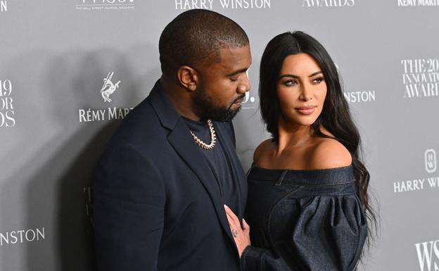 Kanye West responde a la demanda de divorcio de Kim Kardashian