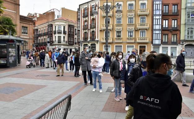 Colas para comprar libros en Valladolid