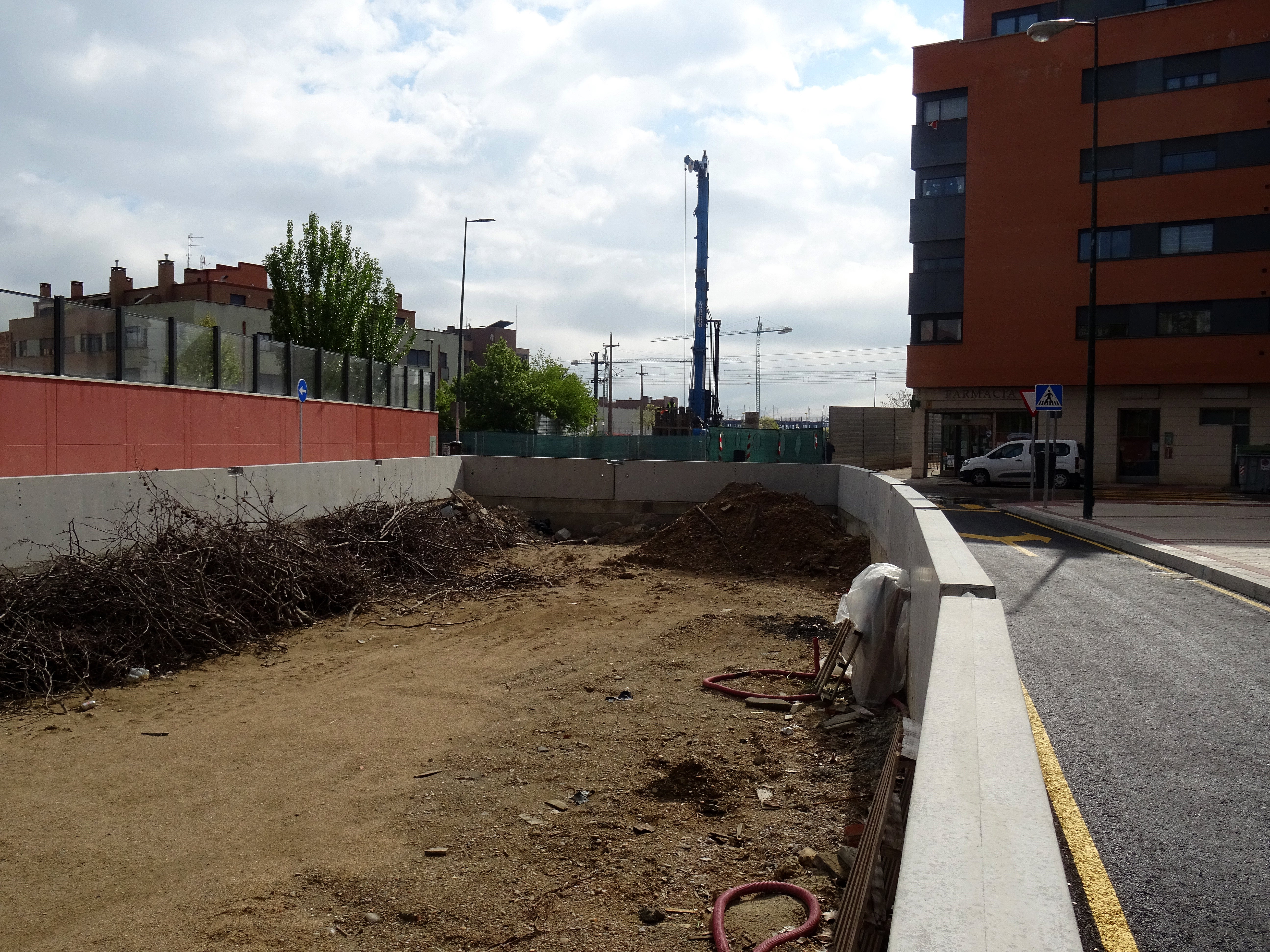 Obras del túnel de Andrómeda en Valladolid