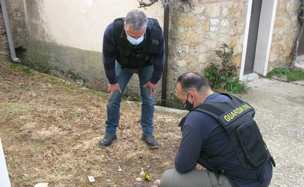 La Guardia Civil destruye explosivos de la Guerra Civil en Viana de Duero