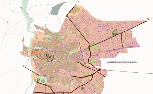 Ávila a 30km/h y por el interior de su muralla a 20 km/h