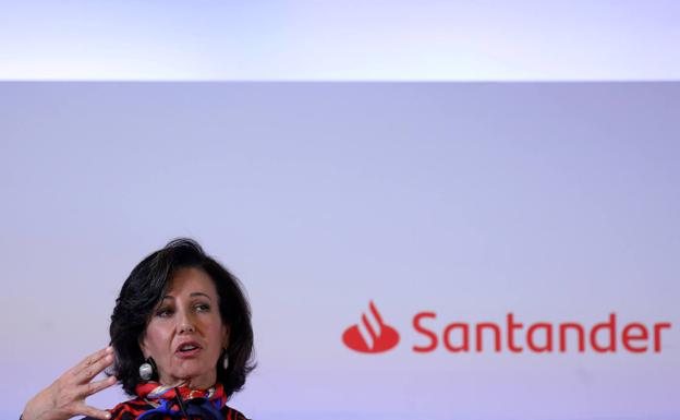 Santander dispara su beneficio trimestral a 1.608 millones