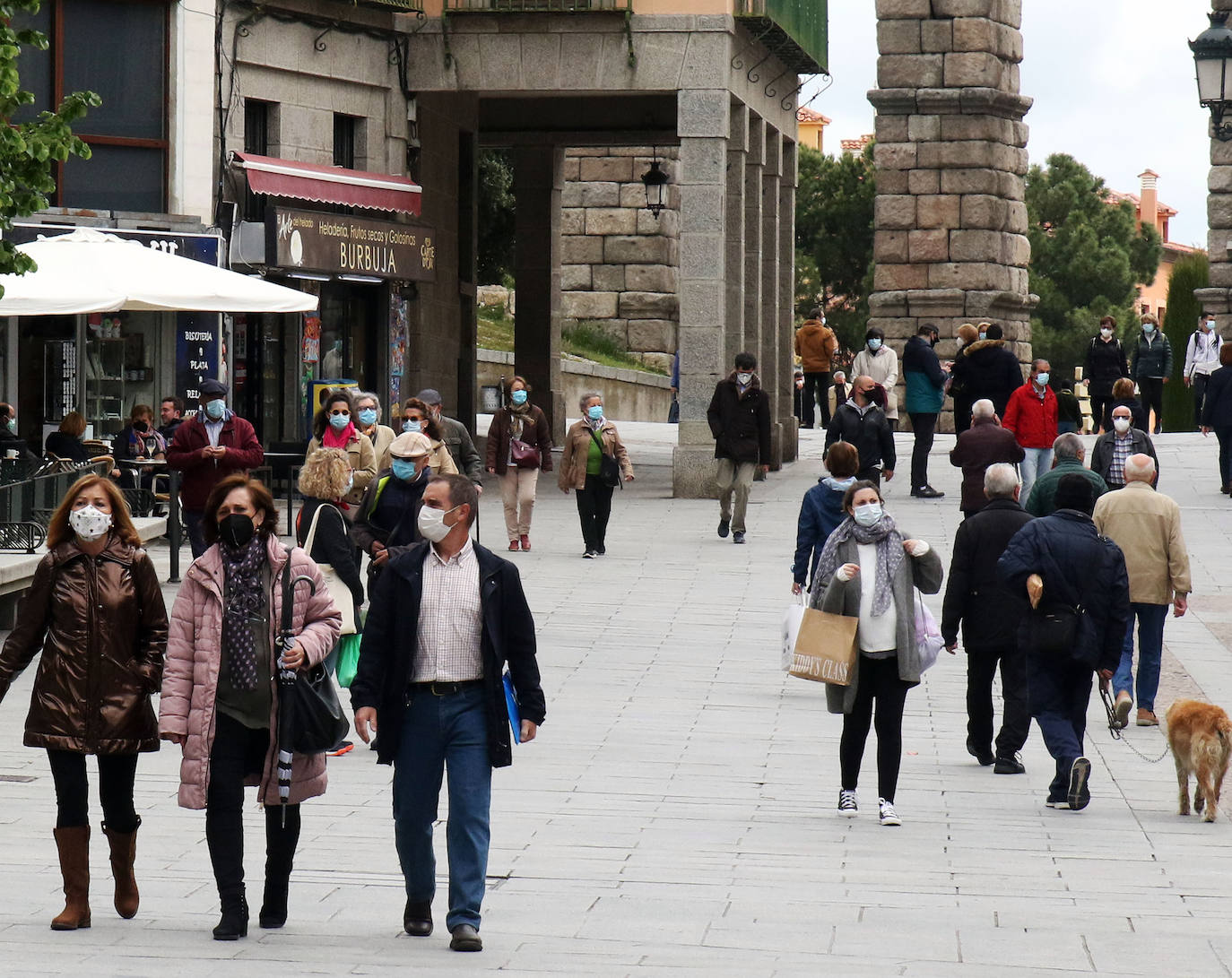 La incidencia acumulada marca sus mínimos del mes en Segovia capital y provincia