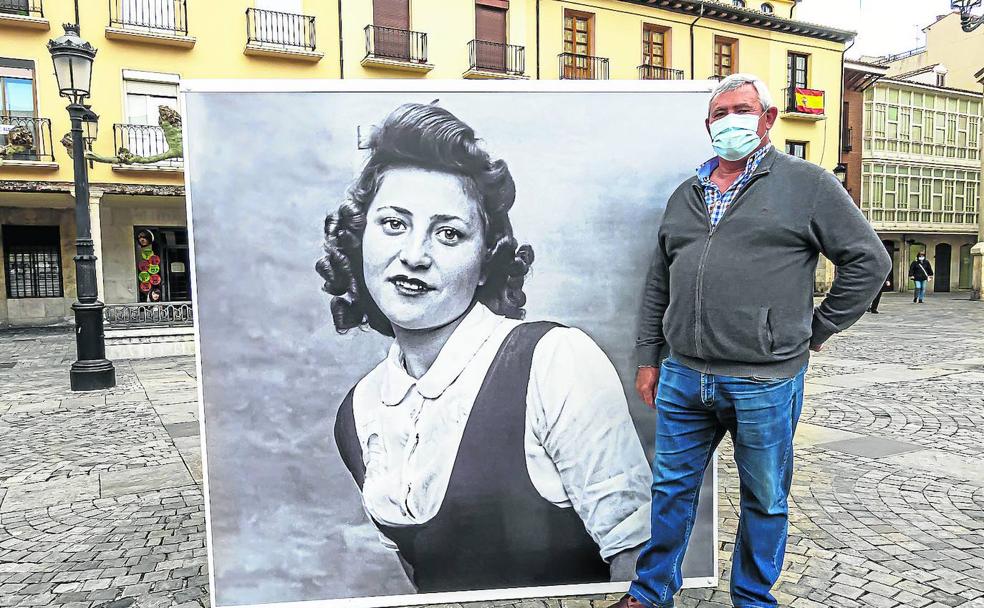 «Casi se me sale el corazón al ver a mi madre a tamaño gigante»