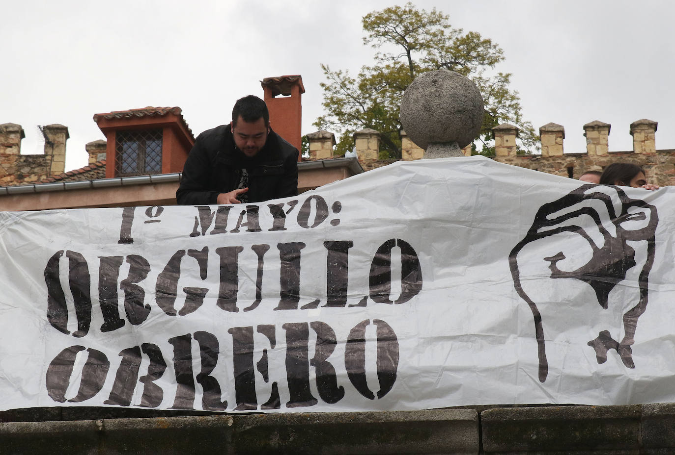 Manifestación del Primero de Mayo en Segovia