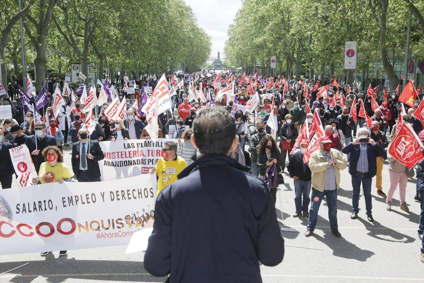 Los sindicatos exigen en Valladolid la derogación de la reforma laboral y el respeto al Diálogo Social