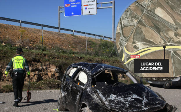 Muere una joven de 23 años en un accidente de tráfico en la circunvalación de Segovia