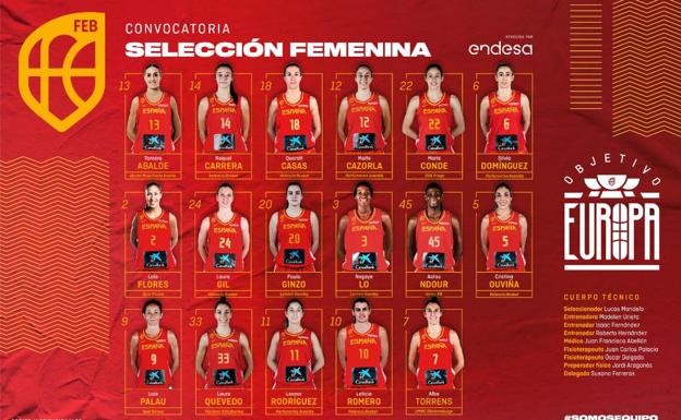 Mondelo lleva a las azulonas Silvia Domínguez, Leo Rodríguez y Maite Cazorla a la concentración para el Europeo