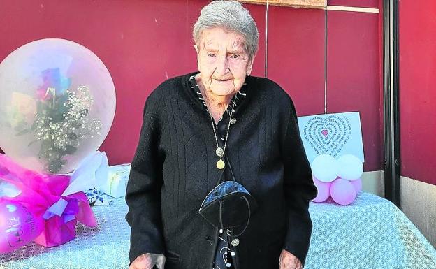 La abuela de Villabrágima cumple 104 años