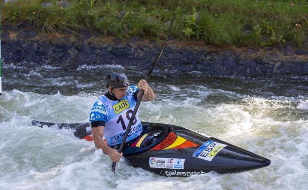 David Llorente, satisfecho con la vuelta de la competición en los Europeos de Ivrea