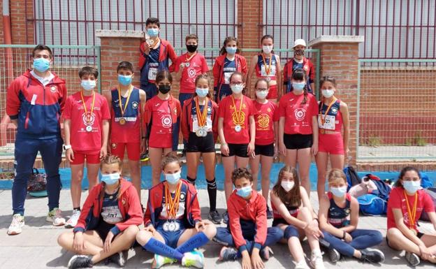 El CAV se cuelga once medallas en el autonómico infantil