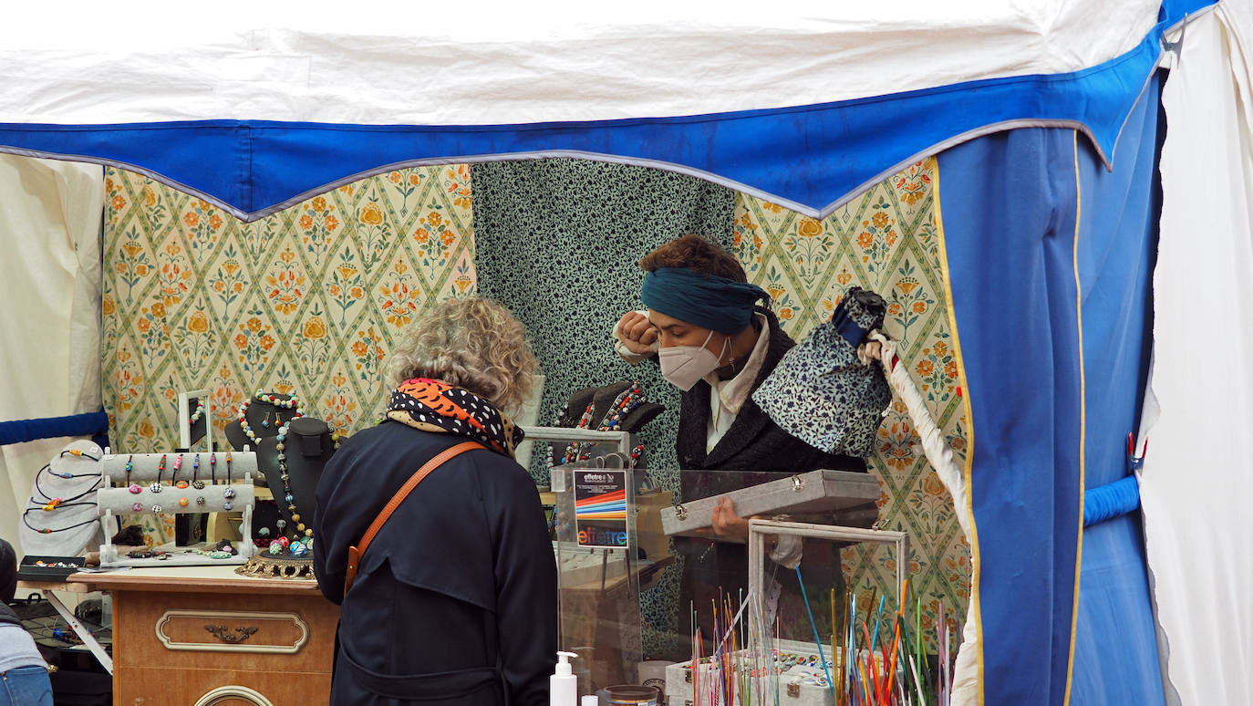 Mercado Medieval en la plaza Mayor de Valladolid