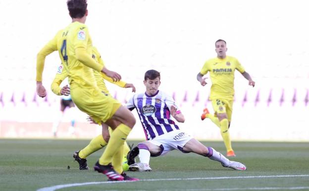 Uno a uno del Real Valladolid: Toni Villa destacó en la primera parte ante el Villarreal