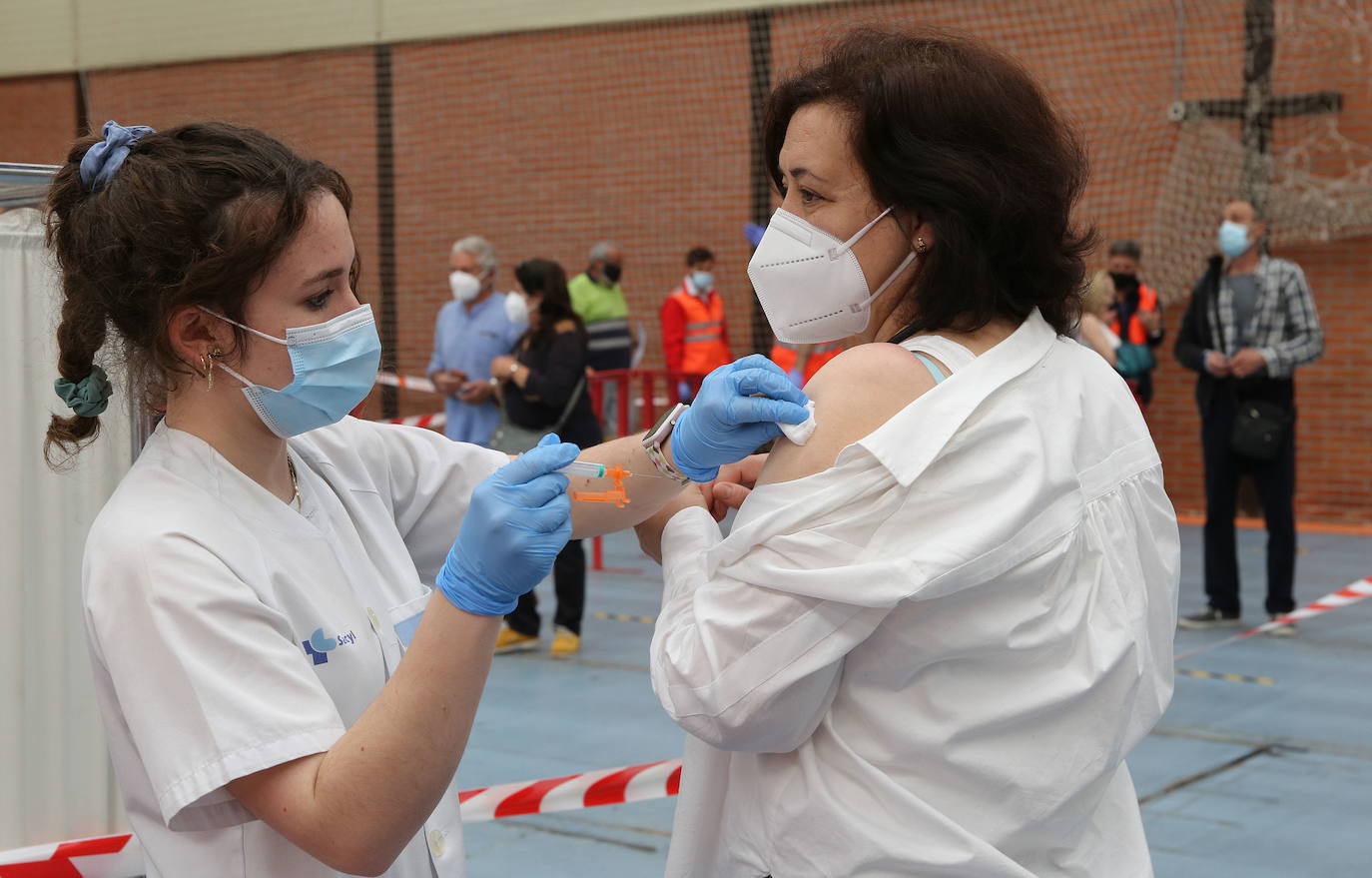 Más de la cuarta parte de la población de Castilla y León mayor de 18 años ya está vacunada