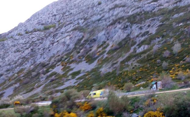 Rescatada en helicóptero una senderista de 44 años herida en Fuentes Carrionas