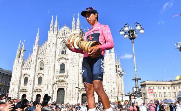 Egan Bernal gana su primer Giro